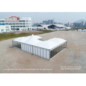 Aluminium Alloy Modular Dome Tents With Glass Windows Doors