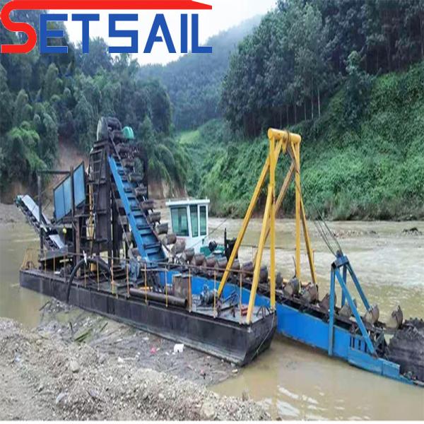 Gold Mining Dredger Bucket Chain Gold Dredger for Sale