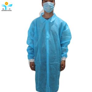 Quality 100pcs/Case Disposable Medical Lab Coat for Medical Usage for sale