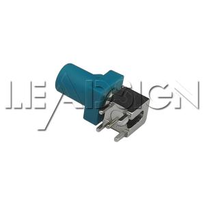 Quality Fakra Code Z Right Angle PCB Connector for In-vehicle Communication Systems for sale