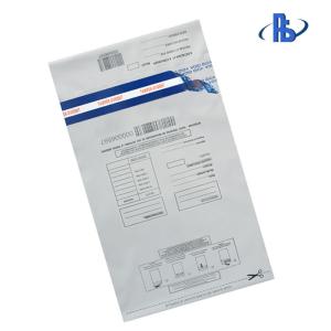 Eco Friendly Plastic Tamper Evident Security Bags Customization Acceptable