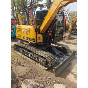 ISUZU Engine SANY SY75-9 7ton Hydraulic Crawler Mini Backhoe Excavator at