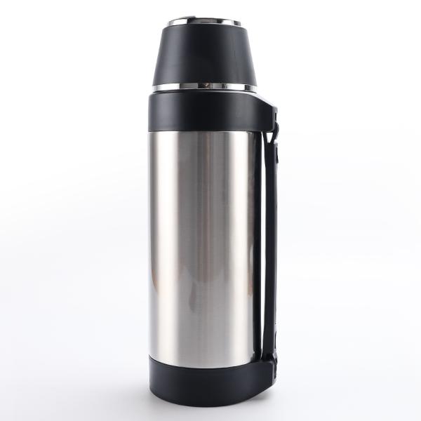 Double Wall Stainless Steel Straight Vacuum Travel Pot For Outdoor Travel