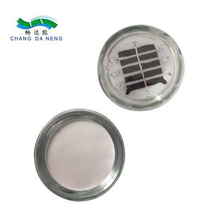 China 15T Round Soalr Road Stud  IP68 Tempered Glass Solar LED Garden Light on sale