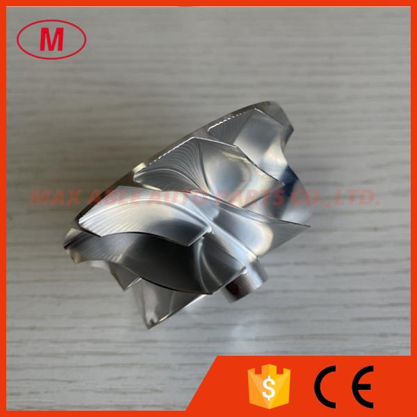 RHF5 48.40/60.00mm 6+6 blades LEP style aluminum 2618/milling/Billet compressor wheel