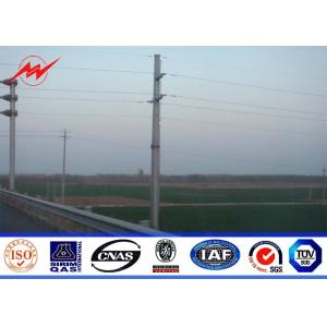11M 300DaN Steel Utility Pole 3.5mm thickness Q345 material for 69kv 100meters