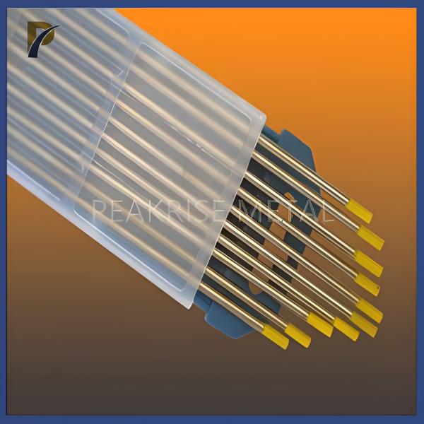 WT10 Thorium Tig Electrodes Tungsten Rod 2.4 Mm Length 175mm Yellow Tungsten Electrode Thoriated Tungsten Electrodes