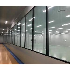 Fixed Glass Sound Insulation Window Pharma Grade Cleanroom System