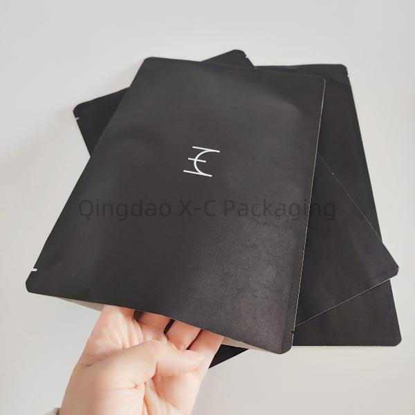 Custom Metallized Heat Seal Kraft Paper Bag With Easy Filling For Shopping