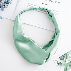 Warrens Girls Elastic Mulberry Silk Headband For Washing Face