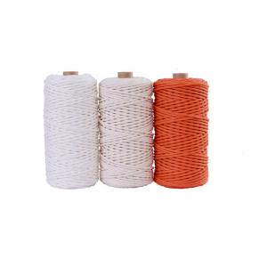 Soft Macrame Cord All Purpose Cotton Rope Craft Thread Thick Cotton Twisted