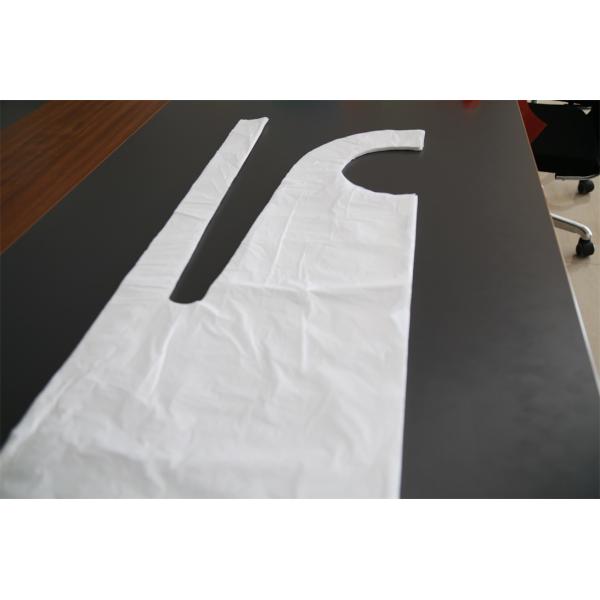 LDPE / HDPE Disposable Plastic Aprons Flat Pack On A Roll Single Use Dust Proof