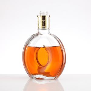 Customized Whisky Brandy Rum Glass Bottles 700ml Glass Spirit Bottles for Vodka