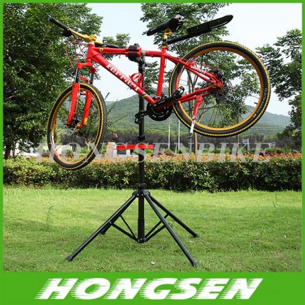 Buy Double deck bicycle standing repair rack stands in China market new items at wholesale prices