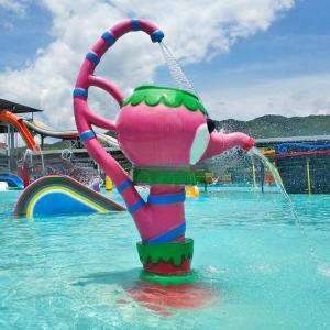 Interesting Water Park Tipping Bucket Playground With Small Water Games