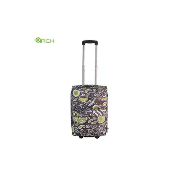 Buy Light Weight Printing Polyester Soft Sided Luggage with Two Front Pockets at wholesale prices