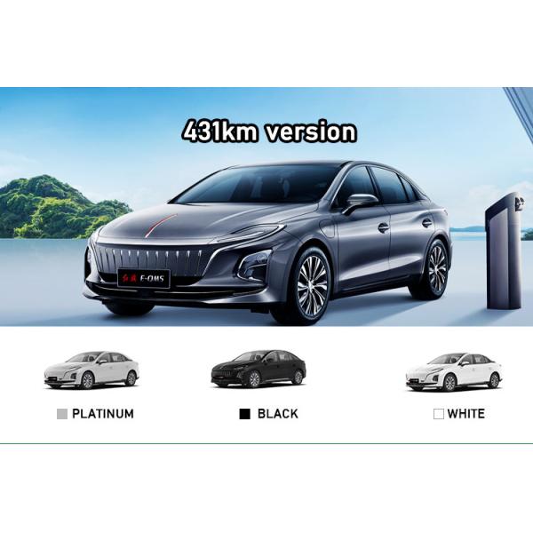 100kW Hongqi E-Qm5 Electric Taxi 2023 Plus with 431Km Battery Change and 4Wheel Enjoyment