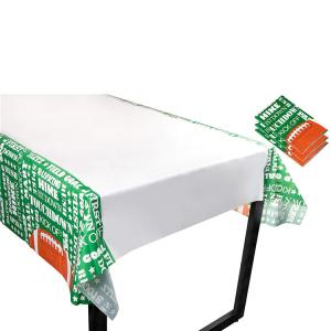 Safe PEVA 54x108 Inch Disposable Table Covers Gravure Printing