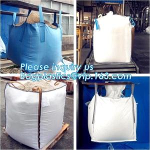 FIBC Recycle Container 1 Ton PP Woven Jumbo Big Bags For Agriculture And