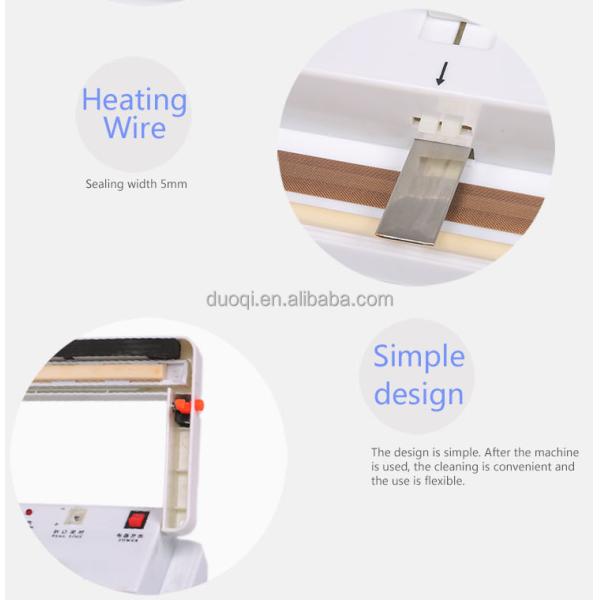 Instant Heating Household Food Vacuum Sealer 300A Impulse Sealer for Longer Shelf Life