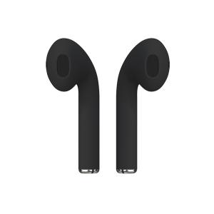 Black I27 TWS 35mAh Airpods 2 Earbuds With Rubber Coating