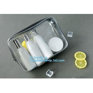 EVA PVC Cosmetic Bag For Women Zipper Waterproof Airline Makeup Travel Organizer