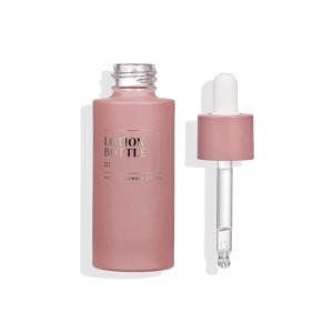 Pink Frosted Empty Cosmetic Bottles Leak Free 50ml Cream Bottle