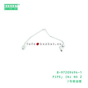 China 8-97209494-1 Injection No 2 Pipe 8972094941 Suitable for ISUZU NPR71 4HG1 4JB1 4JH1 on sale