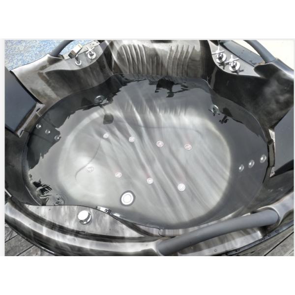 59 X 30 Freestanding Jetted Bathtub For Two Person Jetted Whirlpool Tub Soaking