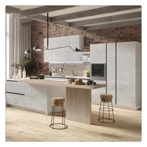 Ready Made Lacquer Series Modular Kitchen Cabinets Customized Furniture