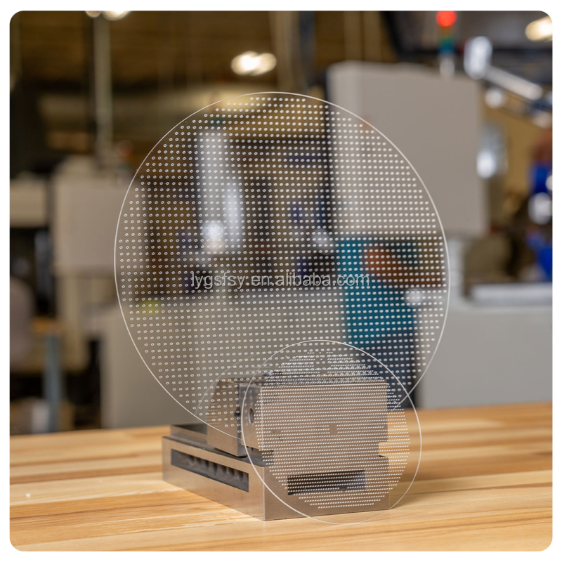 Laser highly transparent ultraviolet fused quartz glass sheet