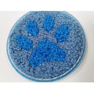 Washable Towel Embroidery Patch Heat Transfer Labels For Garment