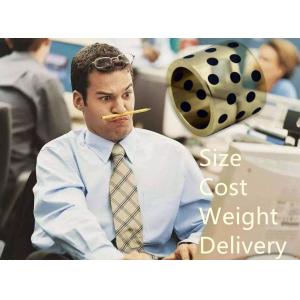 Bronze Oilless Graphite Plugged Bushings C93200 SAE660 Tin Bronze Bearing