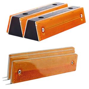 PMMA Double-side Rectangular Guardrail Reflective Delineator