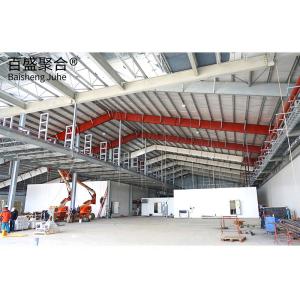 Large Span Construction Solid H Shape Steel Beam Metal Workshops And Garages