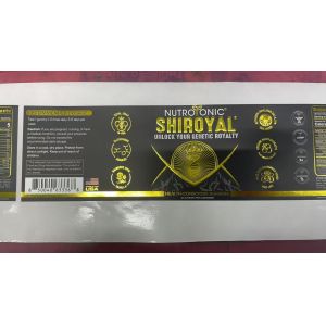 Quality Embossing Gold Hot Stamp Logo Adhesive Sticker Seal Sticker Label Featuring Customers Logo Ideal for Product Branding and Packaging Security Solutions for sale