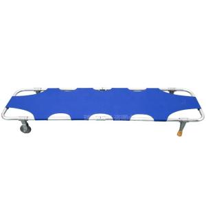 First Aid OEM Foldable Stretcher With Wheels And Restraint Straps