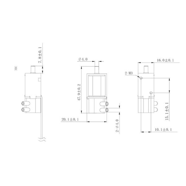 3 Way 2 Position Micro Solenoid Valve For Beauty Device 0