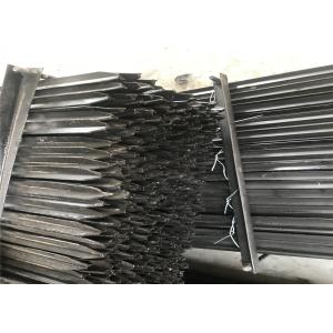 Bitumen Painted 450mm Star Y picket 1.86kg per meter for Temp Fence Panels