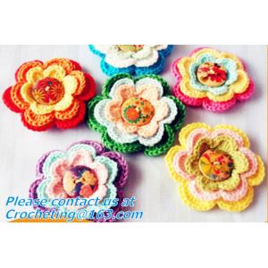 crochet flower necklace, crochet collar necklace, necklace, Crochet Flower