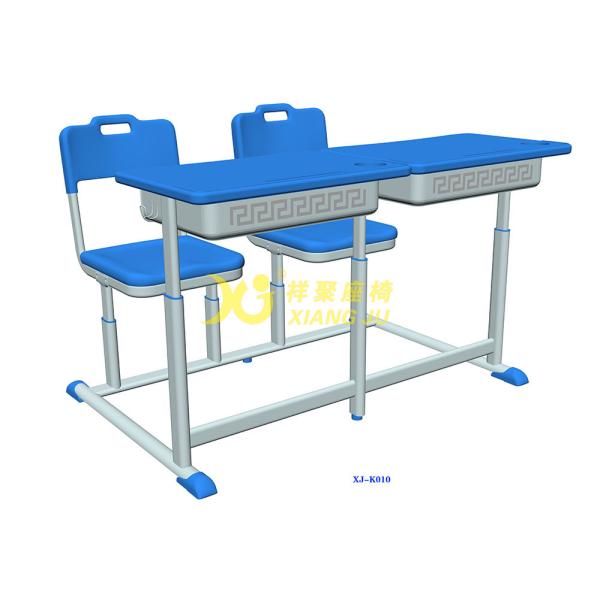 HDPE / PVC Tabletop Student Desk And Chair Set Size 1200* 400 * 25 mm