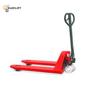 Polyurethane Steering Wheels 1500kg Manual Pallet Truck 1460mm Lifting Height