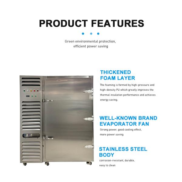 Commercial Quick Freezer Machine Single Phase Industrial Blast Freezer 15 Trays