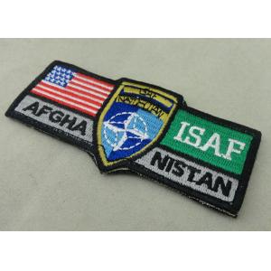 ISAF Custom Embroidery Patches / Woven America Military Velcro Patches