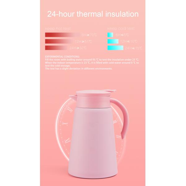 600ml/800ml/1000ml Vacuum Coffee Pot for stove Airpot Insulated Coffee Thermos Thermal Pot Flask