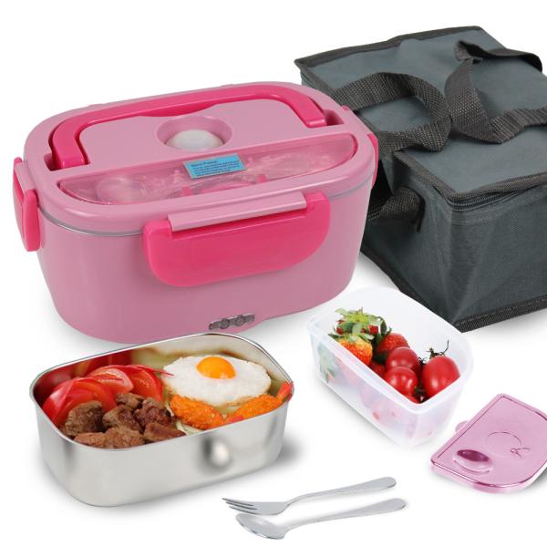 60W Electric Lunch Box With Leak Proof 304 Stainless Steel