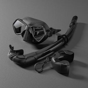 65CC Low Volume Easybreath Snorkel Mask Set Freediving Gear