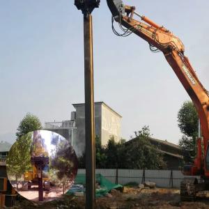 3400 Frequency Hydraulic Pile Drilling Equipment For Excavator With 8 Eccentric