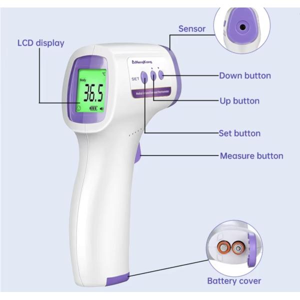OEM Infrared Ear Digital Forehead Thermometer For Kids Body Temperature Measuring