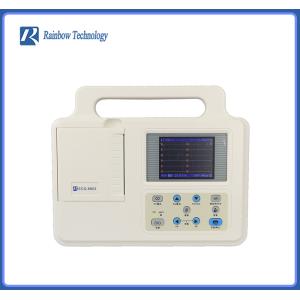 12 Channel ECG Waveforms Portable Medical ECG Machine 3.5 Inch ECG Machine With